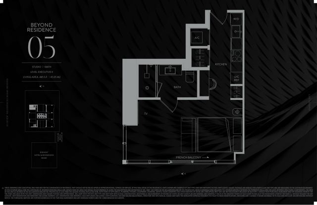 Executive II Residence 05 floor plan, E11EVEN Residences Beyond