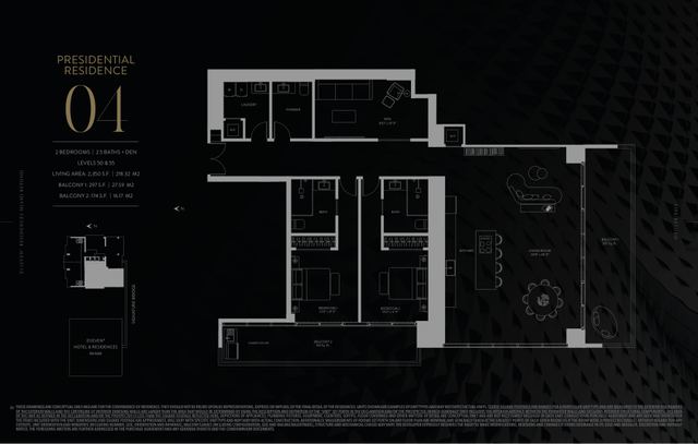 Presidential 04 · Alternate floor plan, E11EVEN Residences Beyond