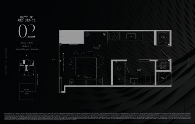 Beyond Residence 02 floor plan, E11EVEN Residences Beyond