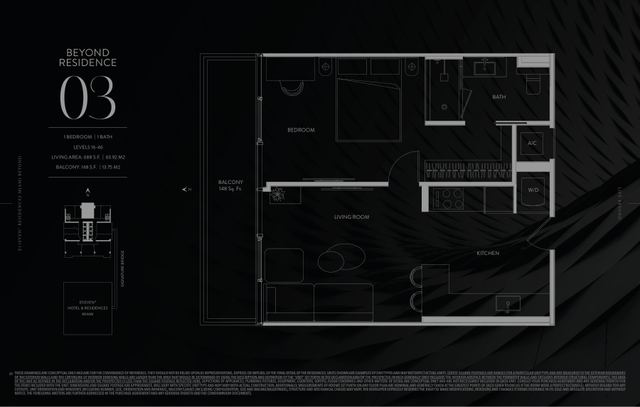 Beyond Residence 03 floor plan, E11EVEN Residences Beyond
