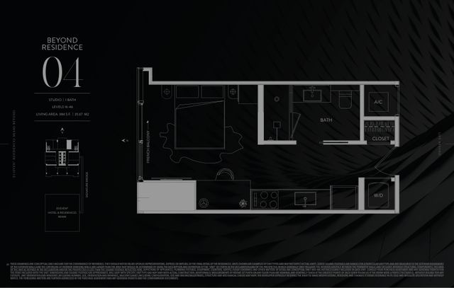 Beyond Residence 04 floor plan, E11EVEN Residences Beyond
