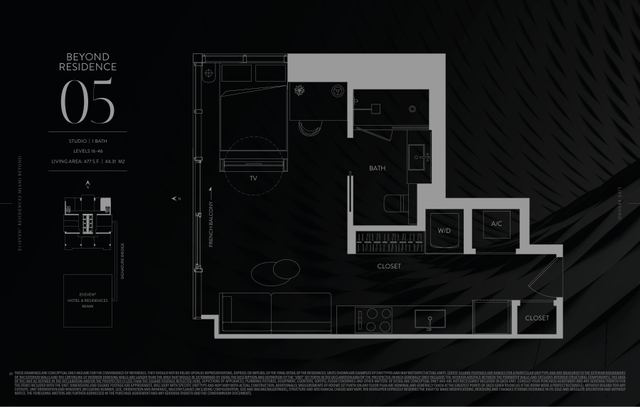 Beyond Residence 05 floor plan, E11EVEN Residences Beyond