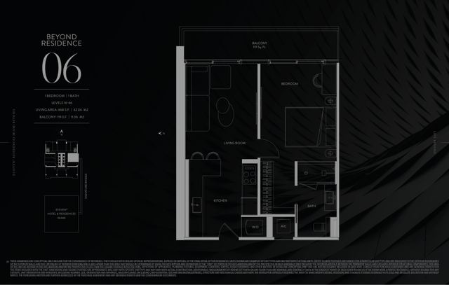Beyond Residence 06 floor plan, E11EVEN Residences Beyond