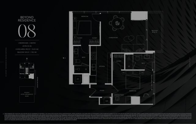 Beyond Residence 08 floor plan, E11EVEN Residences Beyond