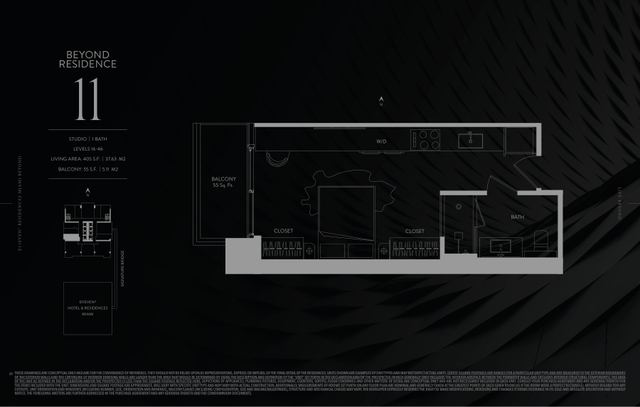 Beyond Residence 11 floor plan, E11EVEN Residences Beyond