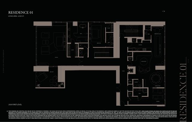 Duplex 2001-2101 floor plan, E11EVEN Hotel and Residences