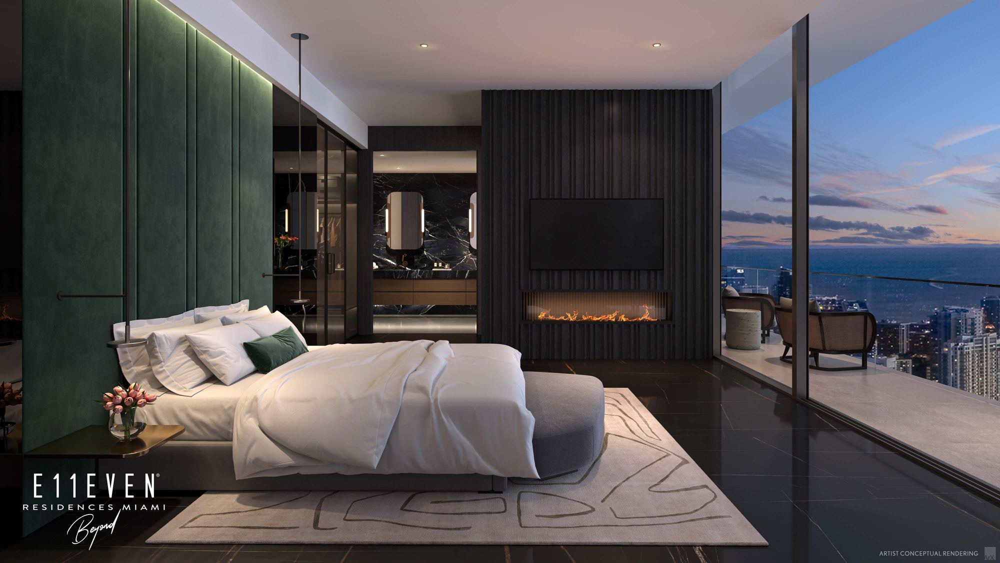 E11EVEN Club Collection, Presidential Collection bedroom