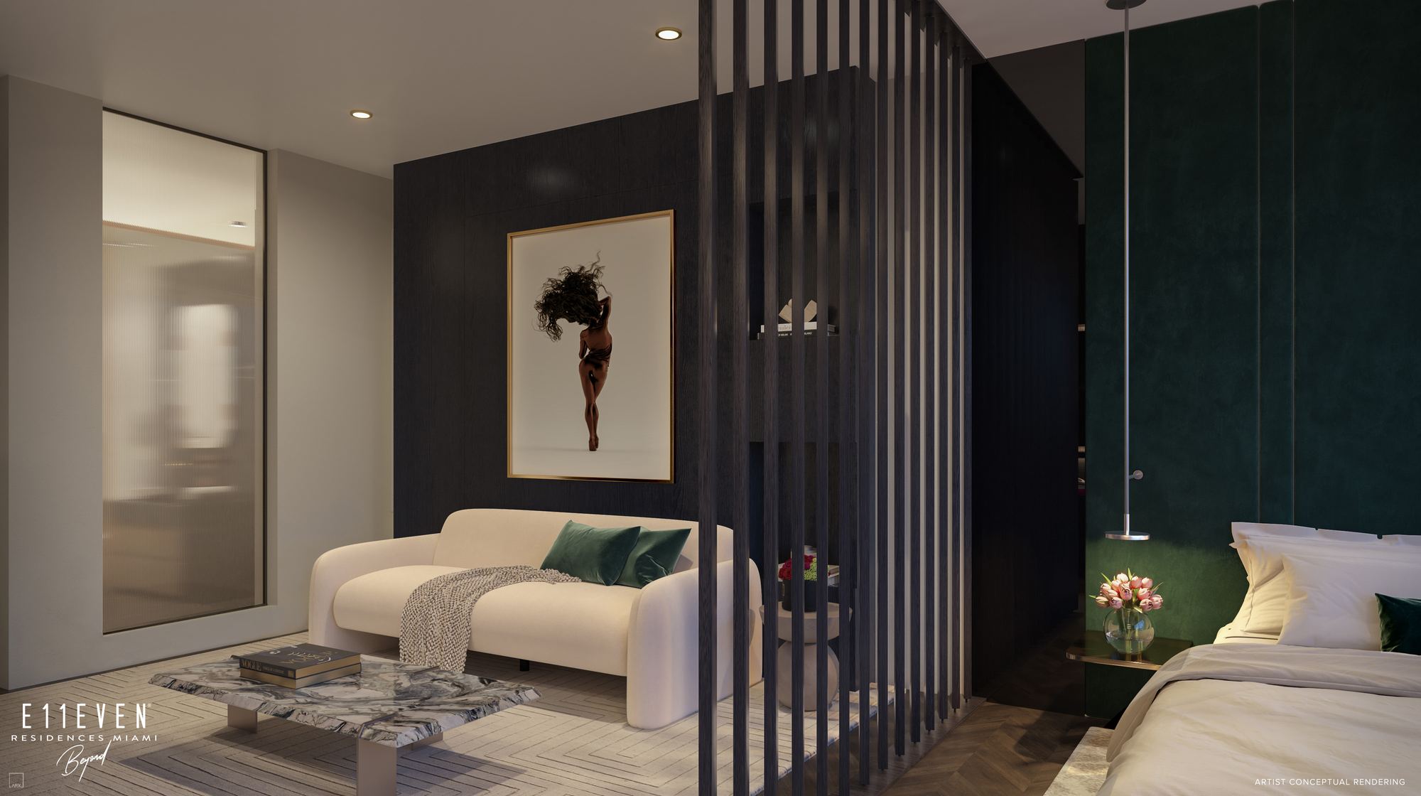 E11EVEN Club Collection, Speakeasy Collection living area
