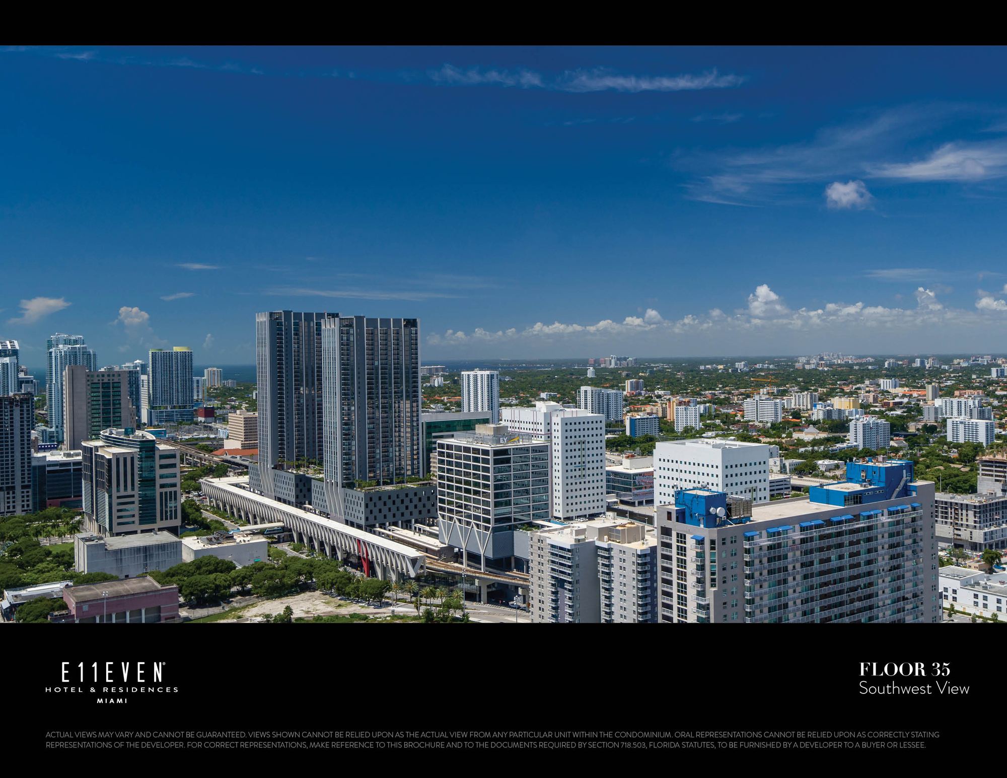 E11EVEN Club Collection, view southwest from floor 35